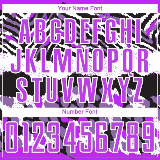 Camiseta de fútbol con estampado morado, blanco y negro, personalizada, sublimación