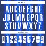 Camiseta de fútbol de visitante blanca-real (sublimación, uniforme azul marino) personalizada