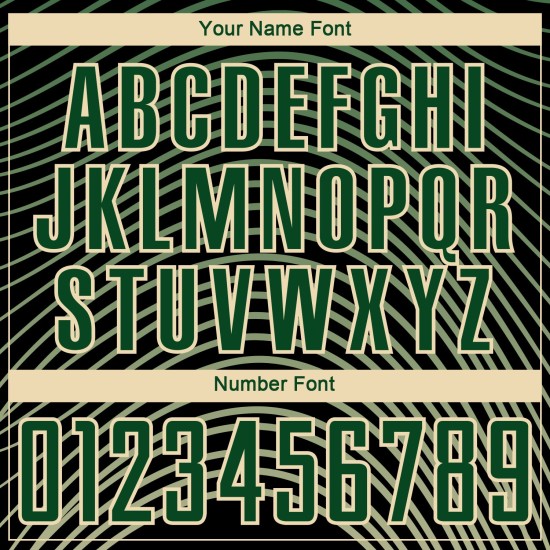 Camiseta de fútbol personalizada con degradado verde, color crema y negro, con diseño geométrico y sublimación de líneas